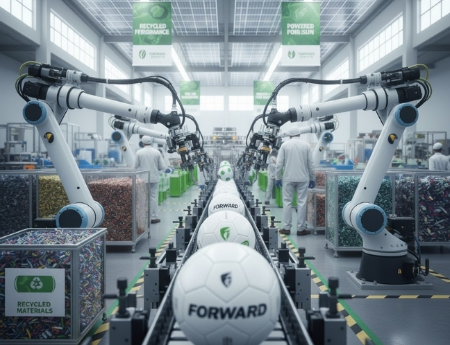 Automation in sports ball manufacturing